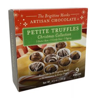 Brigittine Monks - Christmas Petite Truffles - Candy Cane, Eggnog, Butter Rum