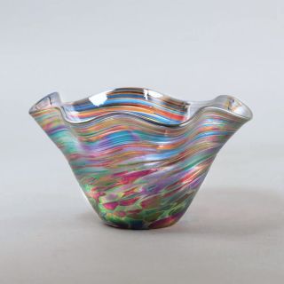Glass Eye Studio - Mini Wave Bowl - Desert Sky - 5