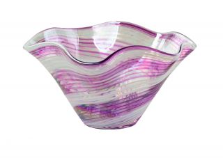 Glass Eye Studio - Mini Wave Bowl - Frozen Grapes - 5