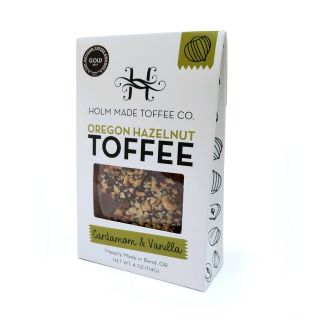 Holm Made Toffee Co. - Oregon Hazelnut Toffee - Cardamom & Vanilla - 4oz