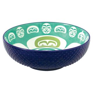 Indigenous Art Large Serving Bowl - Moon by Simone Diamond