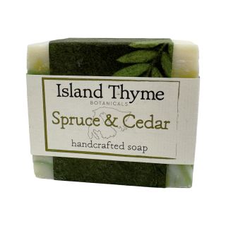 Island Thyme Botanical - Spruce and Cedar Soap - 4oz
