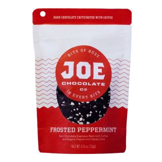 Joe Chocolate Co. - Frosted Peppermint Espresso Bark - 2.5oz