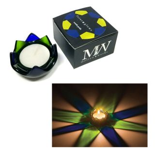 Lotus Glow Tea Light Votive - Seattle Pride