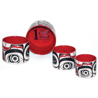 Native American - Measuring Cup Set - Matriarch Bear by Morgan Asoyuf