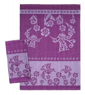 Native American - Tea Towel - Hummingbird (Purple)