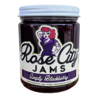 Rose City Jams - Simply Blackberry Jam -12oz