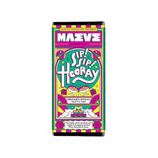 Seattle Chocolate Presents Maeve - Sip! Sip! Hooray Truffle Bar - 2.5 oz