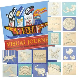 Visual Journey: Northwest Coast First Nations & Native Art Colouring Journal