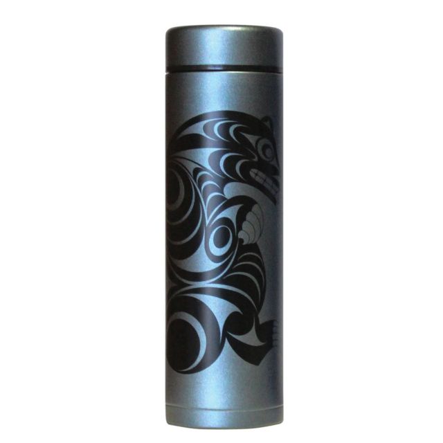 17oz Native American Insulated Tumbler with Removable Strainer - Bear by Francis Horne, Sr.