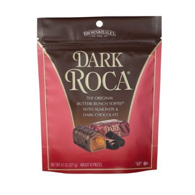 Almond Roca - 4.5 oz Dark Roca Chocolates Standup Bag