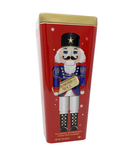 Almond Roca - Holiday Nutcracker Tin - 7oz