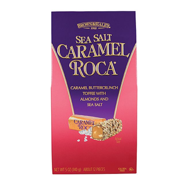 Almond Roca - Sea Salt Caramel Roca - 5 oz stand up box
