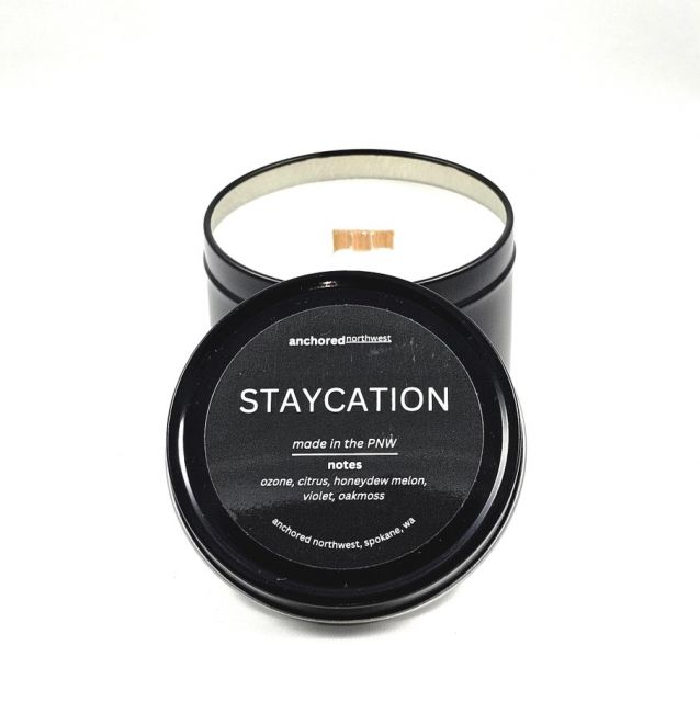 Anchored Northwest - 6oz Travel Tin Candle - Staycation