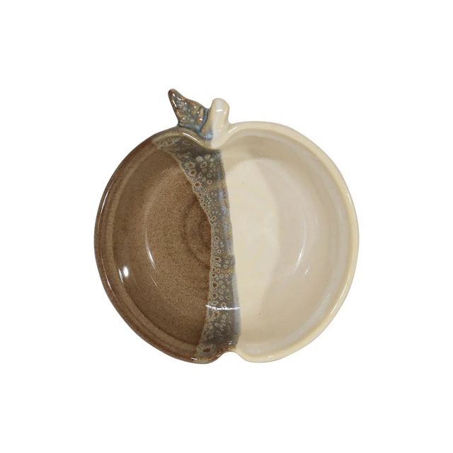 Ceramic Apple Bowl - Desert Sand