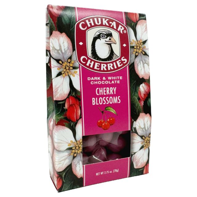 Chukar Cherries - Cherry Blossom Dark & White Chocolate - 2.75oz