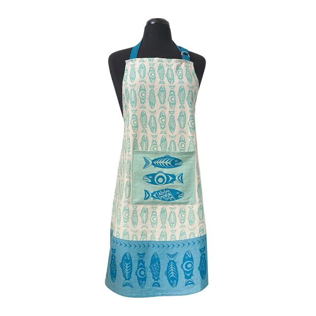 Cotton Apron - Salmon In The Wild