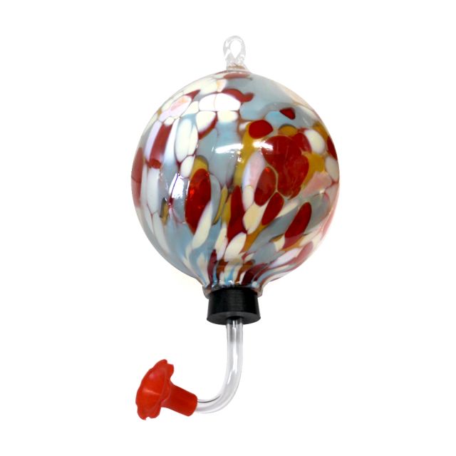 Glass Eye Studio - Hummingbird Feeder - Coral Reef - 4