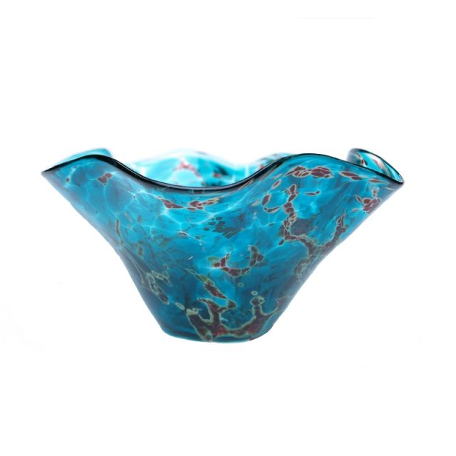 Glass Eye Studio - Mini Wave Bowl - Ocean Lava - 5
