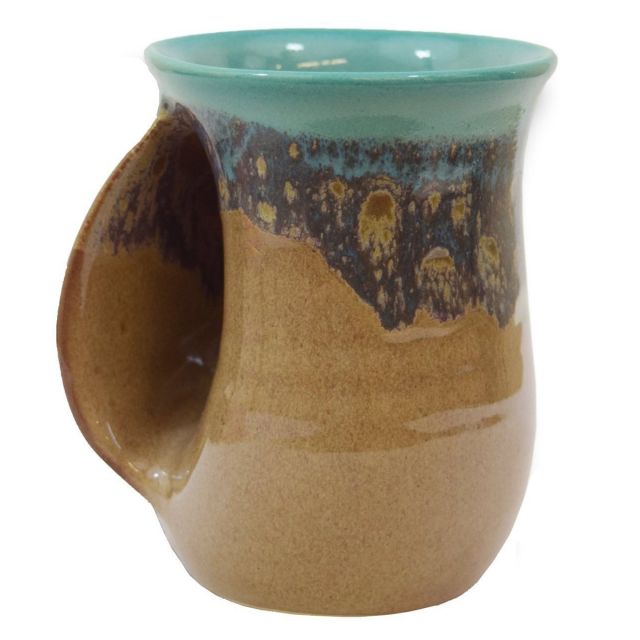 Handwarmer Mug - Island Oasis - Left Handed - 5'' height