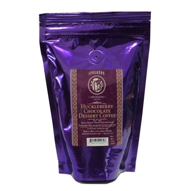 Huckleberry Chocolate Dessert Coffee - Whole Bean - 8oz