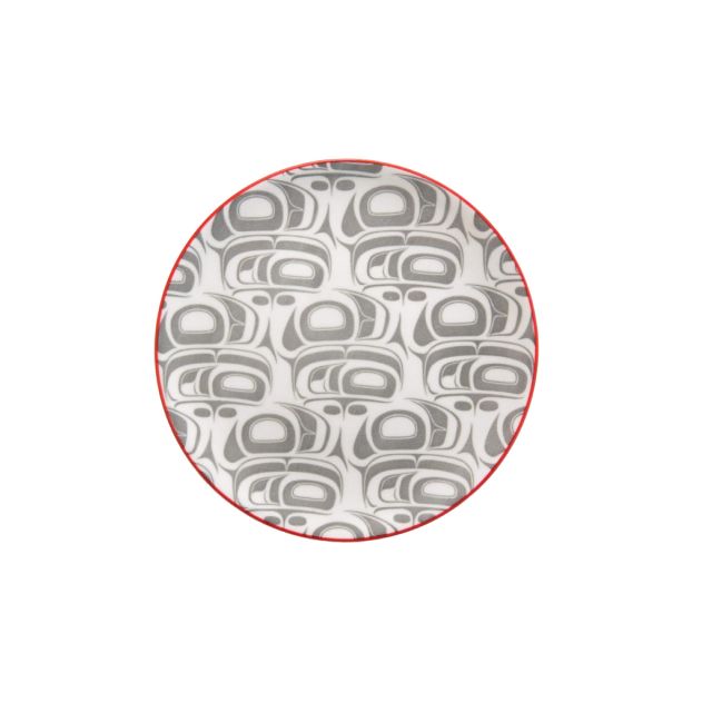 Indigenous Art Small Plate - Transforming Eagle by Ryan Cranmer