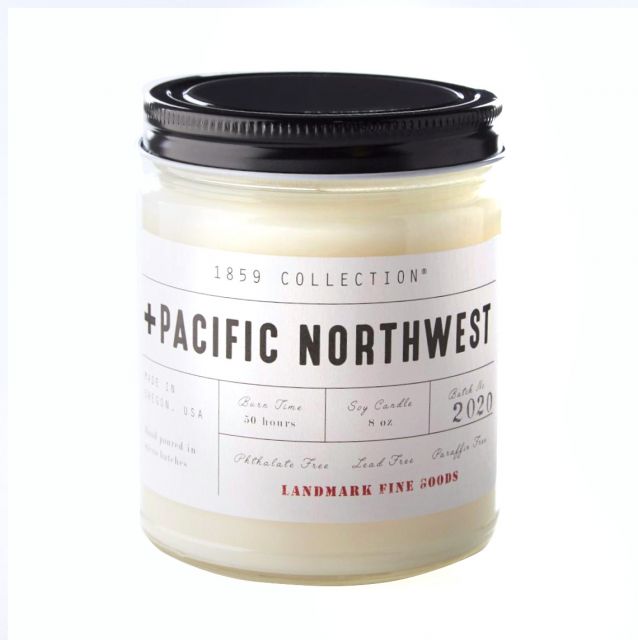 Landmark 1859 Collection Soy Candle - Pacific Northwest Scent - 8oz