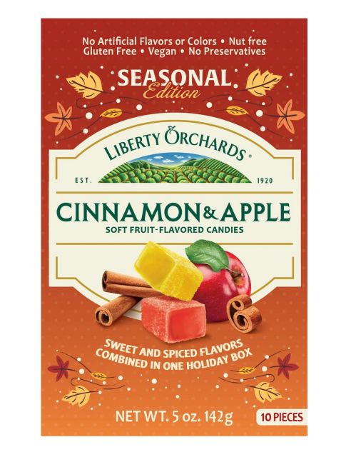 Liberty Orchards - Cinnamon and Apple - 5oz Box { Seasonal }