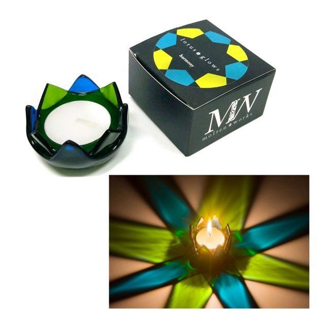Lotus Glow Tea Light Votive - Harmony