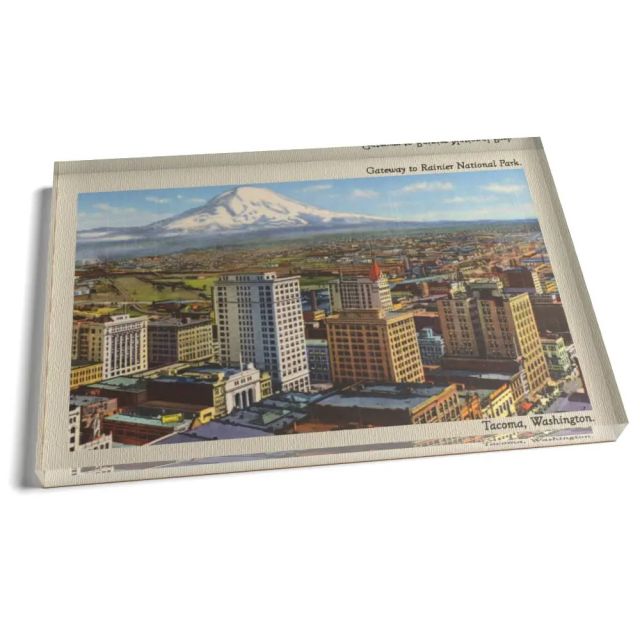 Magnet - Vintage Tacoma View Magnet