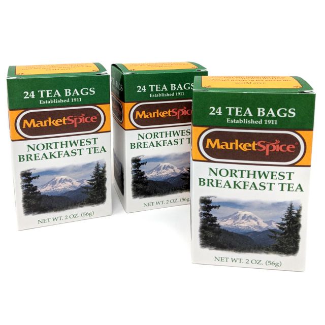 MarketSpice Tea - Northwest Breakfast Tea - Best Price: 72 bags (3 boxes)