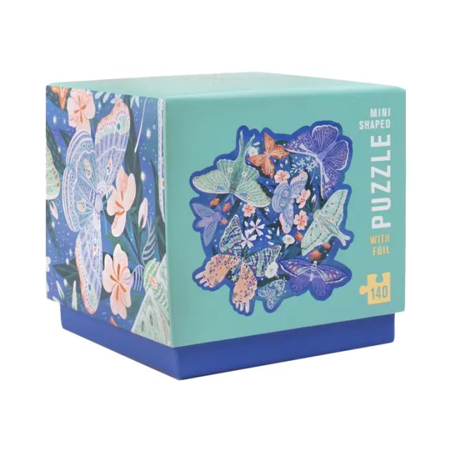 Mini Puzzle - Luminous Butterflies - 140pc Butterfly Jigsaw