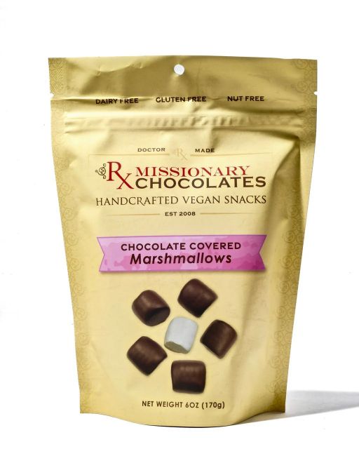 Missionary Chocolates - Chocolate Covered Marshmallow Barrels { Vegan }