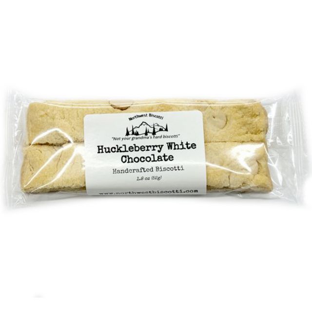 Northwest Biscotti - Huckleberry White Chocolate Biscotti