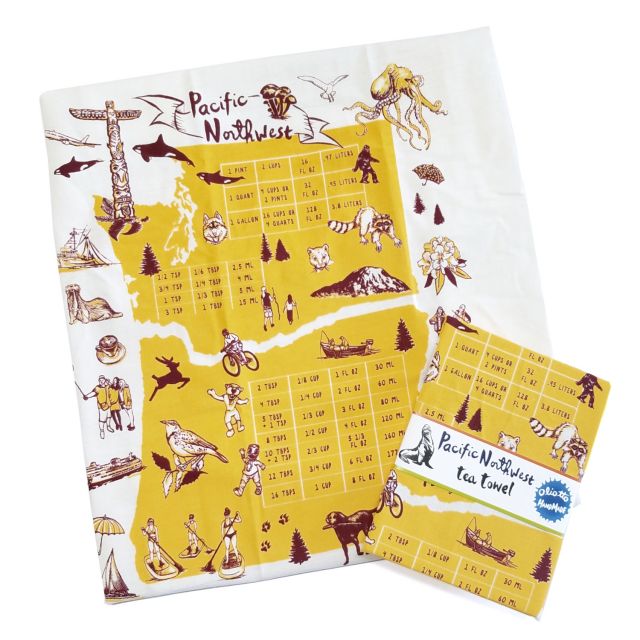 Oliotto Handmade Pacific Northwest Tea Towel