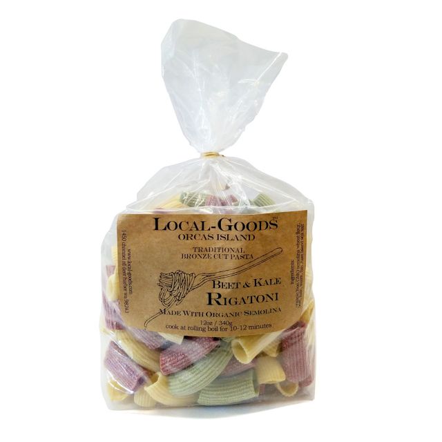 Orcas Island Traditional Beet & Kale Rigatoni Pasta - 12oz