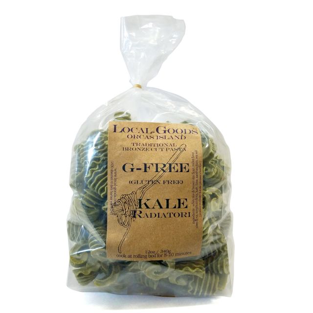 Orcas Island Traditional Gluten-Free Kale Radiatori Pasta - 12oz