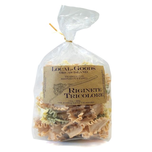 Orcas Island Traditional Reginette Tricolore Pasta - 12oz