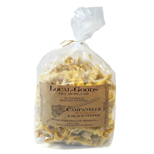 Orcas Island Traditional Turmeric & Black Pepper Campanelle Pasta - 12oz