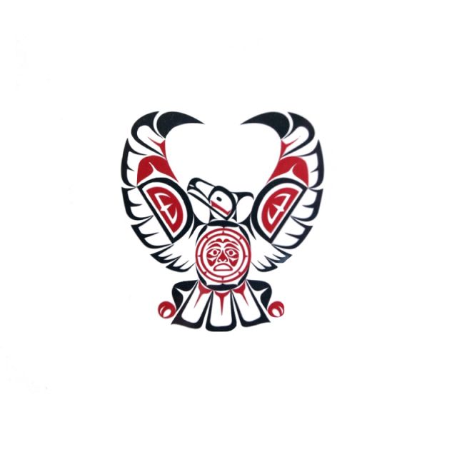 Pacific Northwest Native American Temporary Tattoo - Eagle by Mervin Windsor