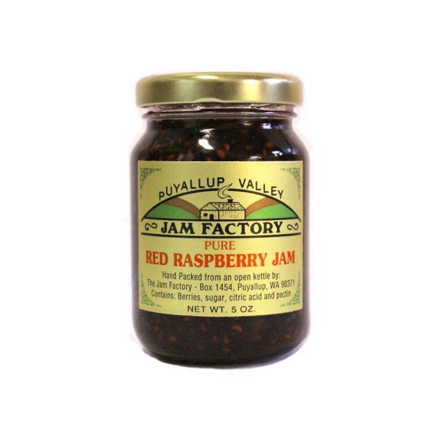 Puyallup Valley Jam Factory - Red Raspberry Jam 5 oz.
