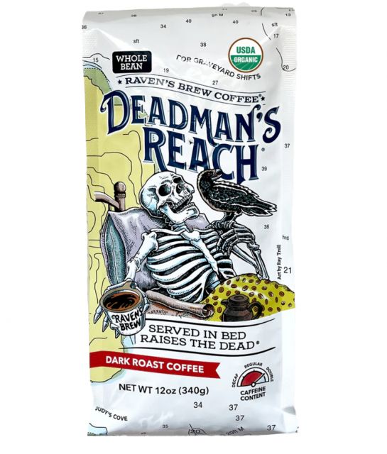 Raven's Brew - Deadman's Reach Dark Roast Coffee - 12oz Whole Bean