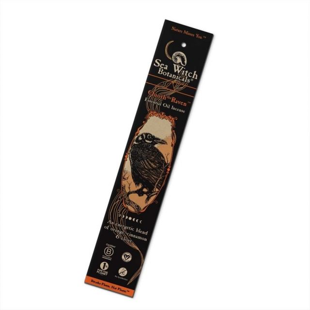 Sea Witch Botanicals - Quoth The Raven Incense Sticks - 20pk