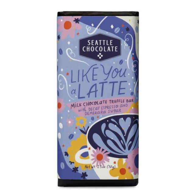 Seattle Chocolate - Like You A Latte - Coffee Truffle Bar - 2.5 oz