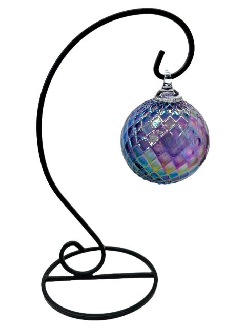 Single Glass Ornament Black Display Stand - 10