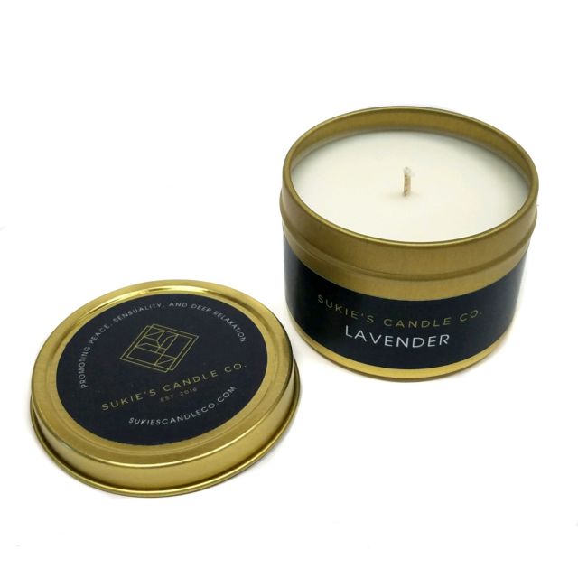 Sukie's 4oz Soy Travel Candle - Lavender