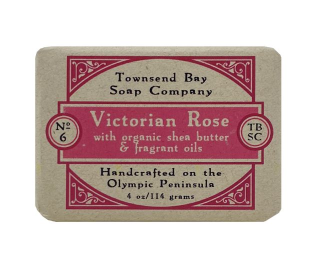Townsend Bay Soap Company - Victorian Rose Soap - 4oz
