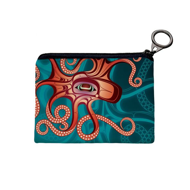 Zipped Coin Purse - Octopus (Nuu)