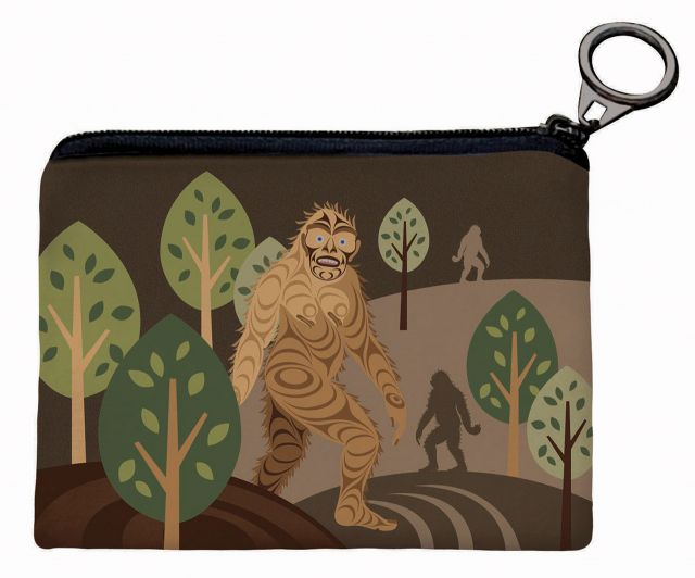 Zipped Coin Purse - Sasquatch